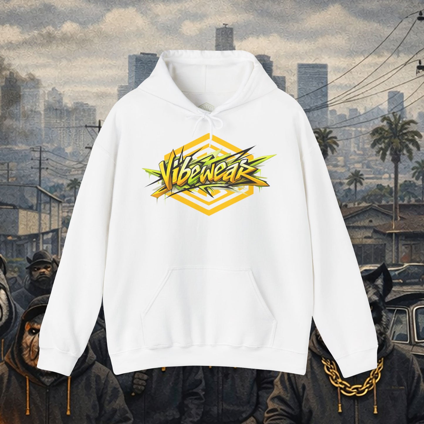 VIBEWEAR -  "HOOD VIBES ONLY" Unisex Heavy Blend™ Hooded Sweatshirt