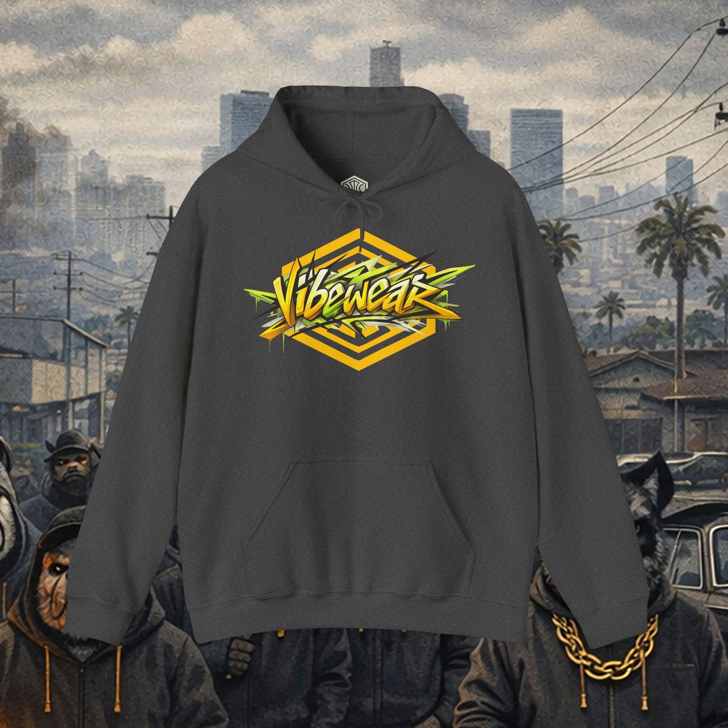 VIBEWEAR -  "HOOD VIBES ONLY" Unisex Heavy Blend™ Hooded Sweatshirt