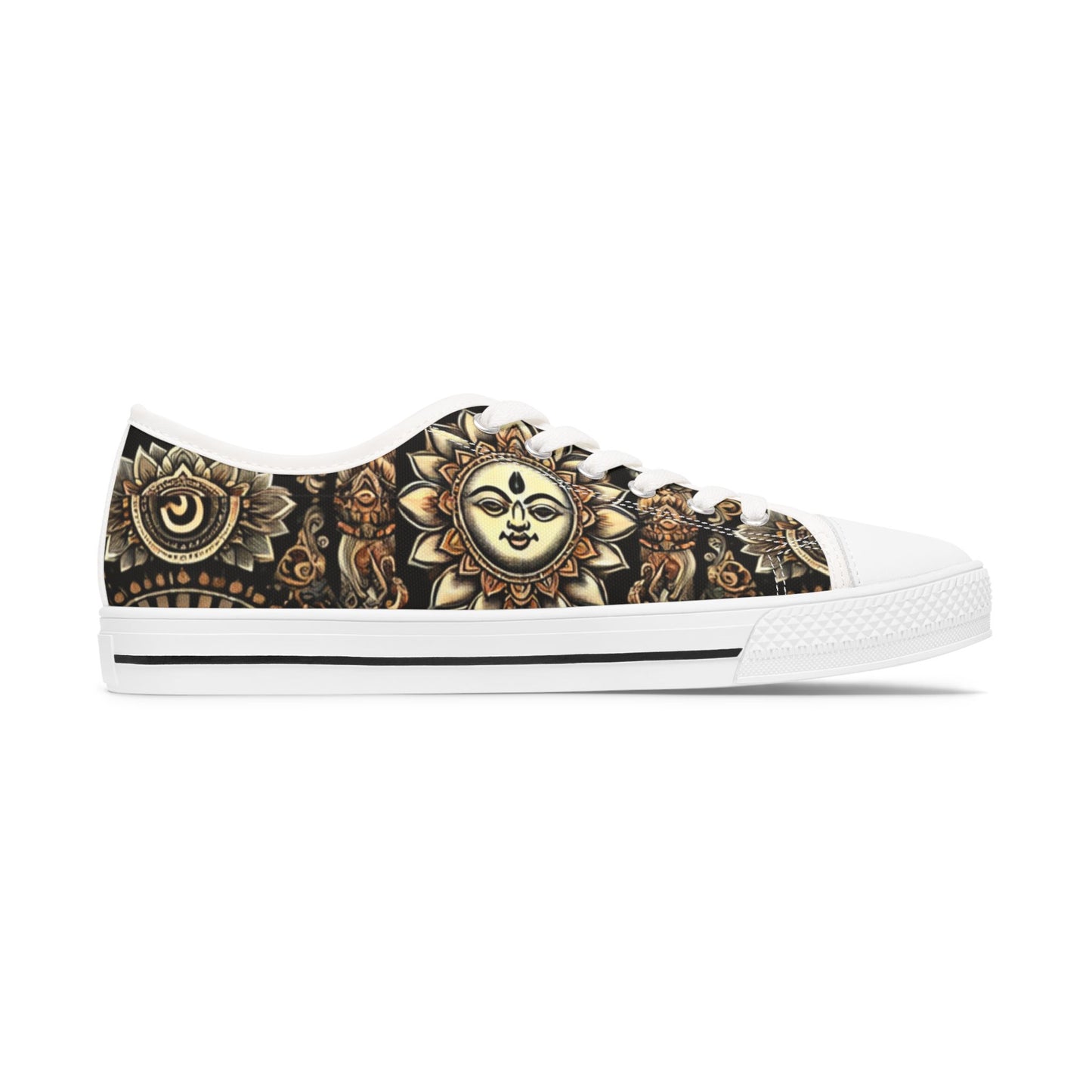 BCNWRLD "Temple Soul" Low Top Sneakers - Unique Women's Casual Footwear