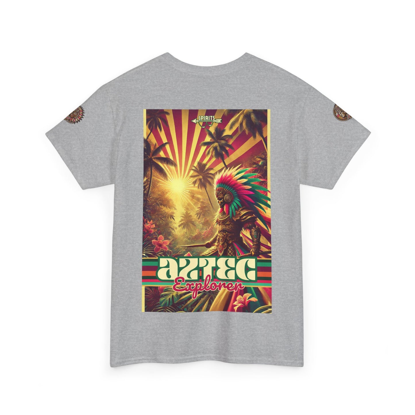 SPIRITS "Aztec Explorer" Unisex Heavy Cotton Tee