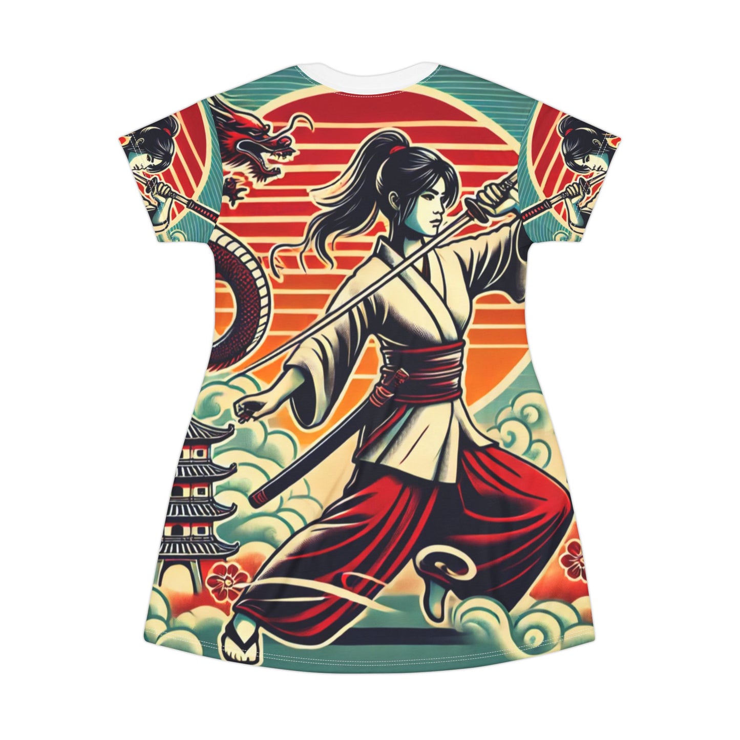 SPIRITS "Mastery" T-Shirt Dress (AOP)