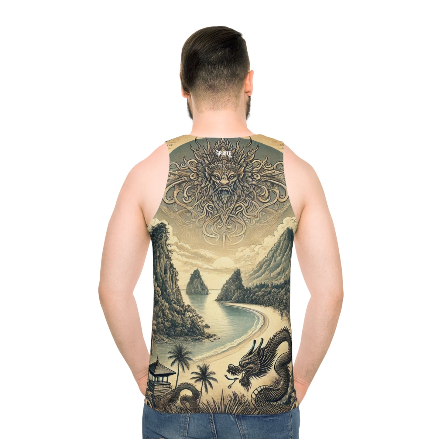 SPIRITS "Calm Garden" Unisex Tank Top (AOP)