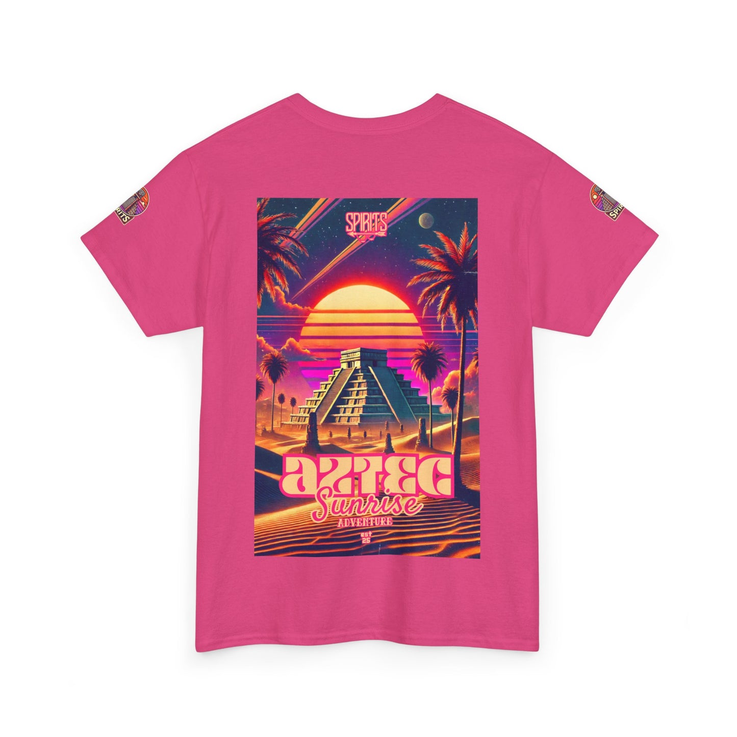 SPIRITS "Aztec Sunrise" Unisex Heavy Cotton Tee