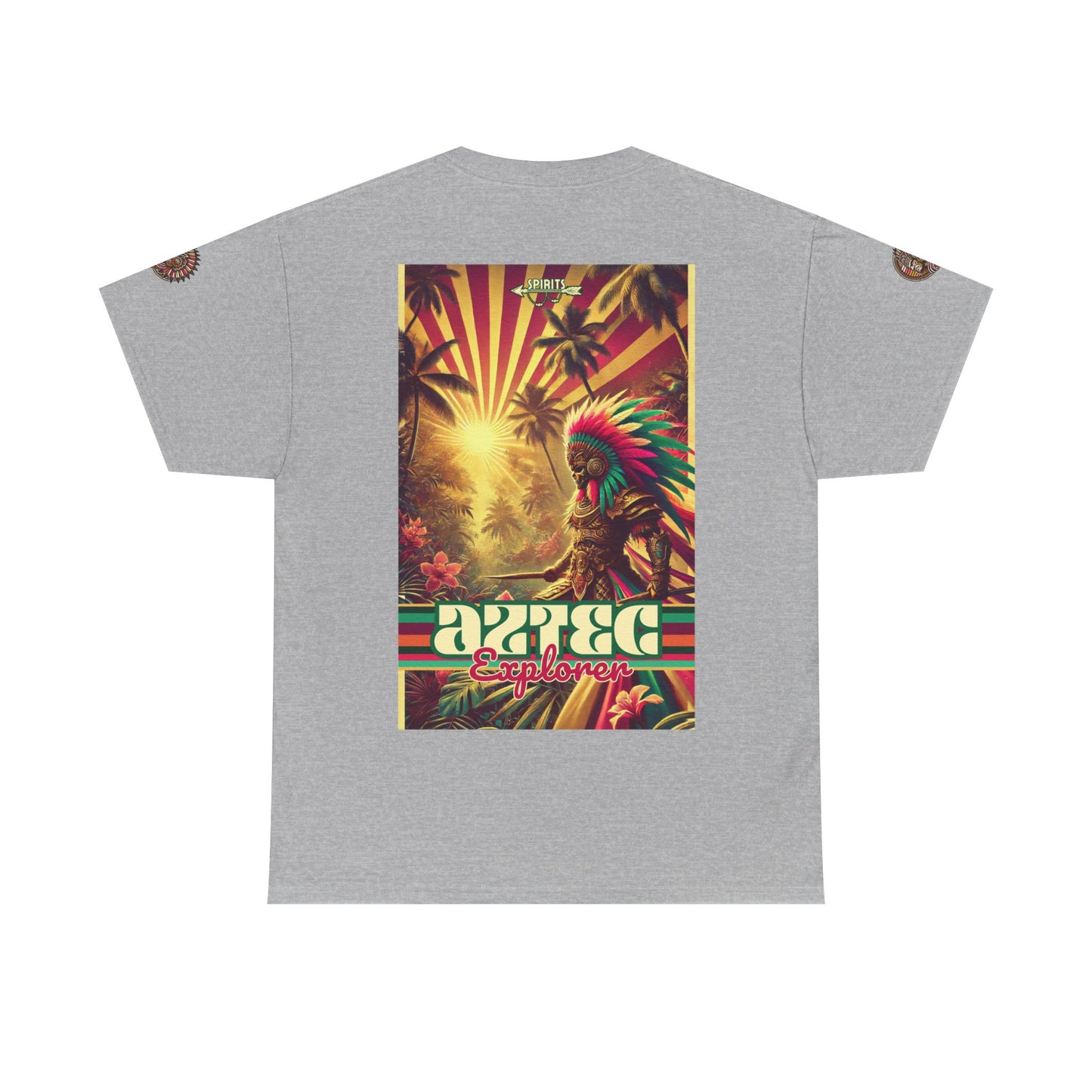 SPIRITS "Aztec Explorer" Unisex Heavy Cotton Tee