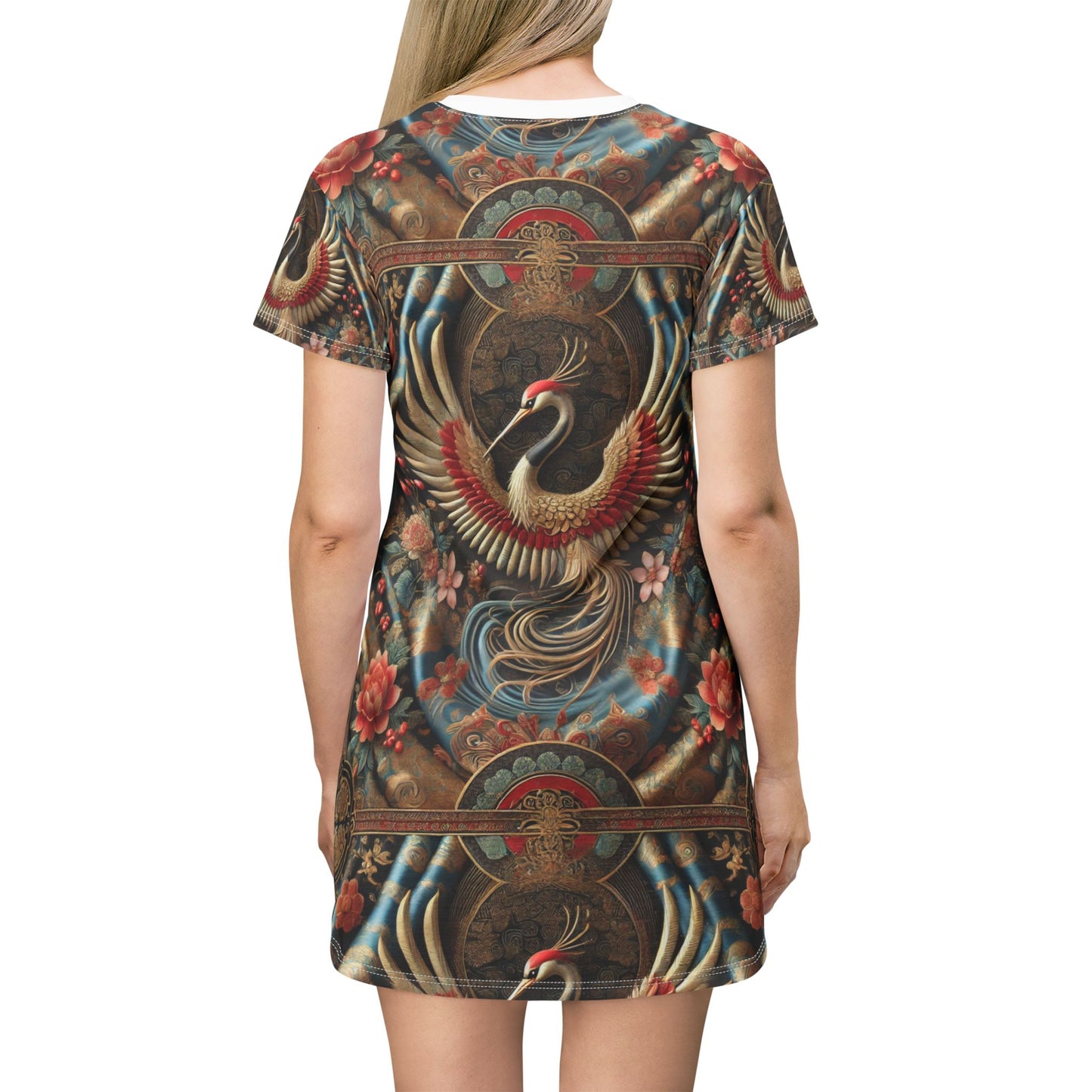 SPIRITS "Bird of Strength" T-Shirt Dress (AOP)