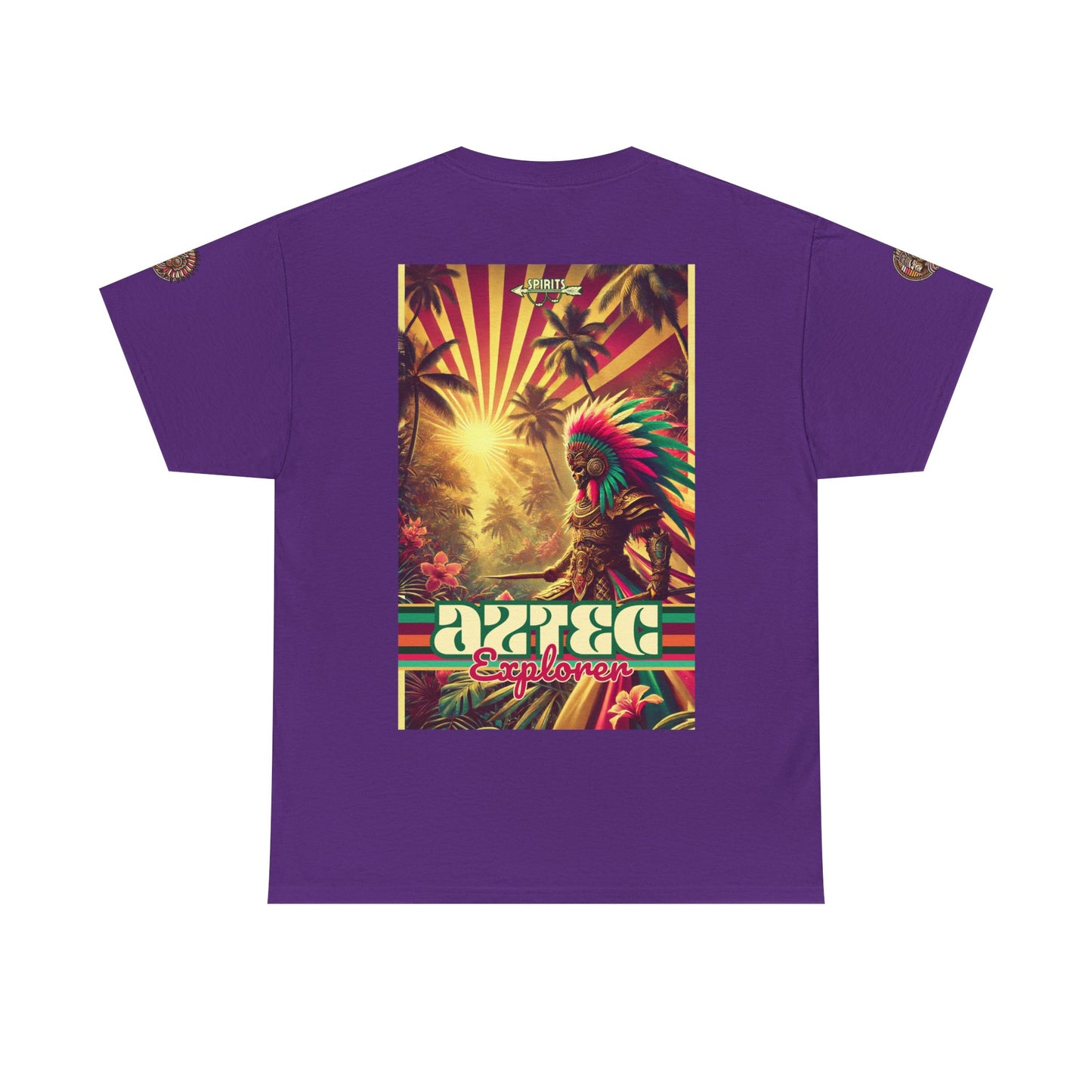 SPIRITS "Aztec Explorer" Unisex Heavy Cotton Tee