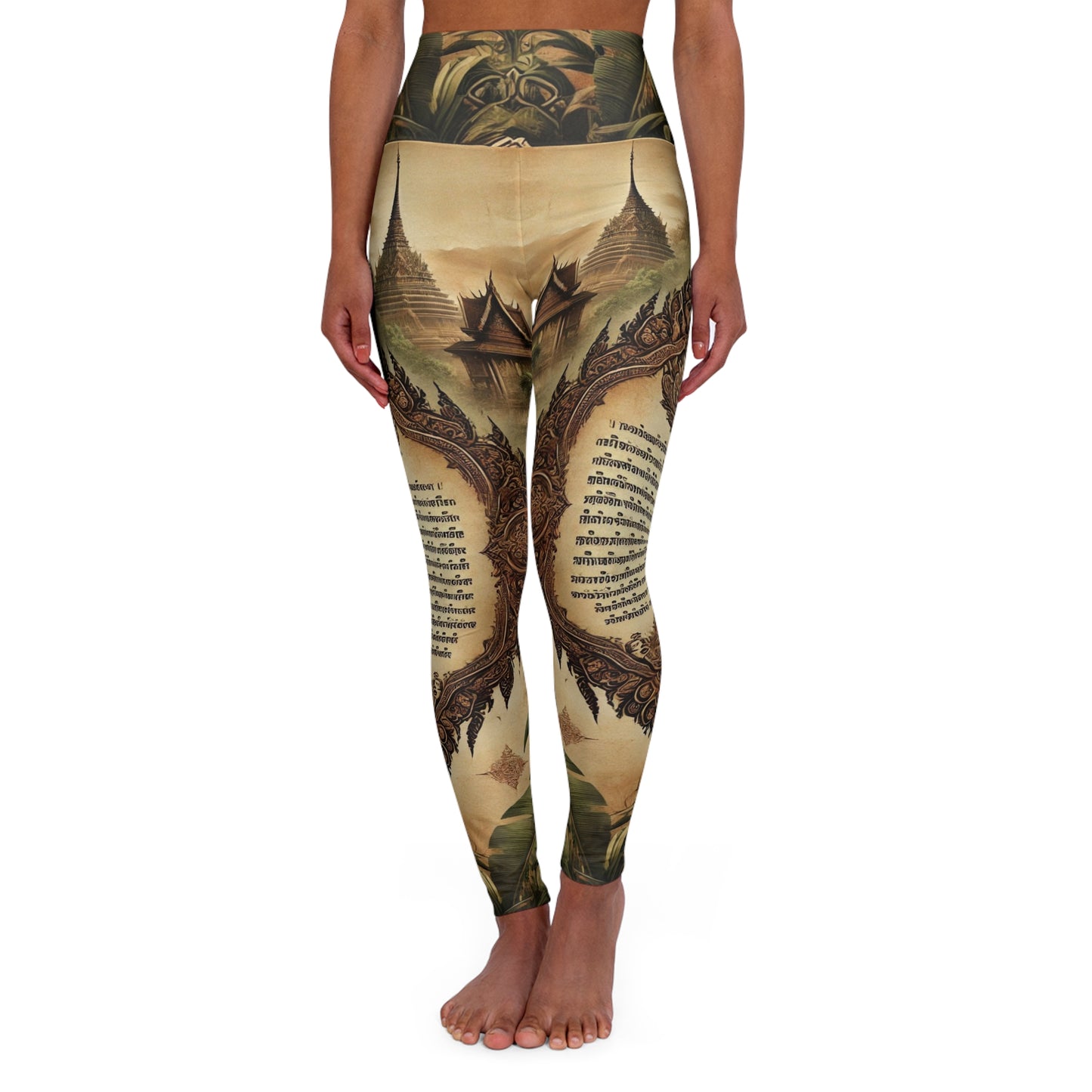 SPIRITS "Seven Eleven" High Waisted Yoga Leggings (AOP)