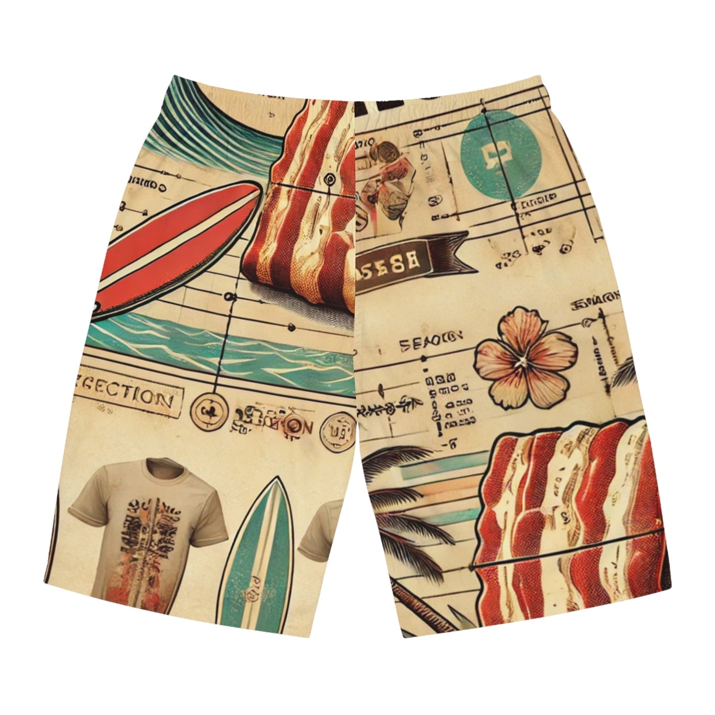 BCNWRLD "Tropical Bacon" Men's Board Shorts - Summer Swimwear