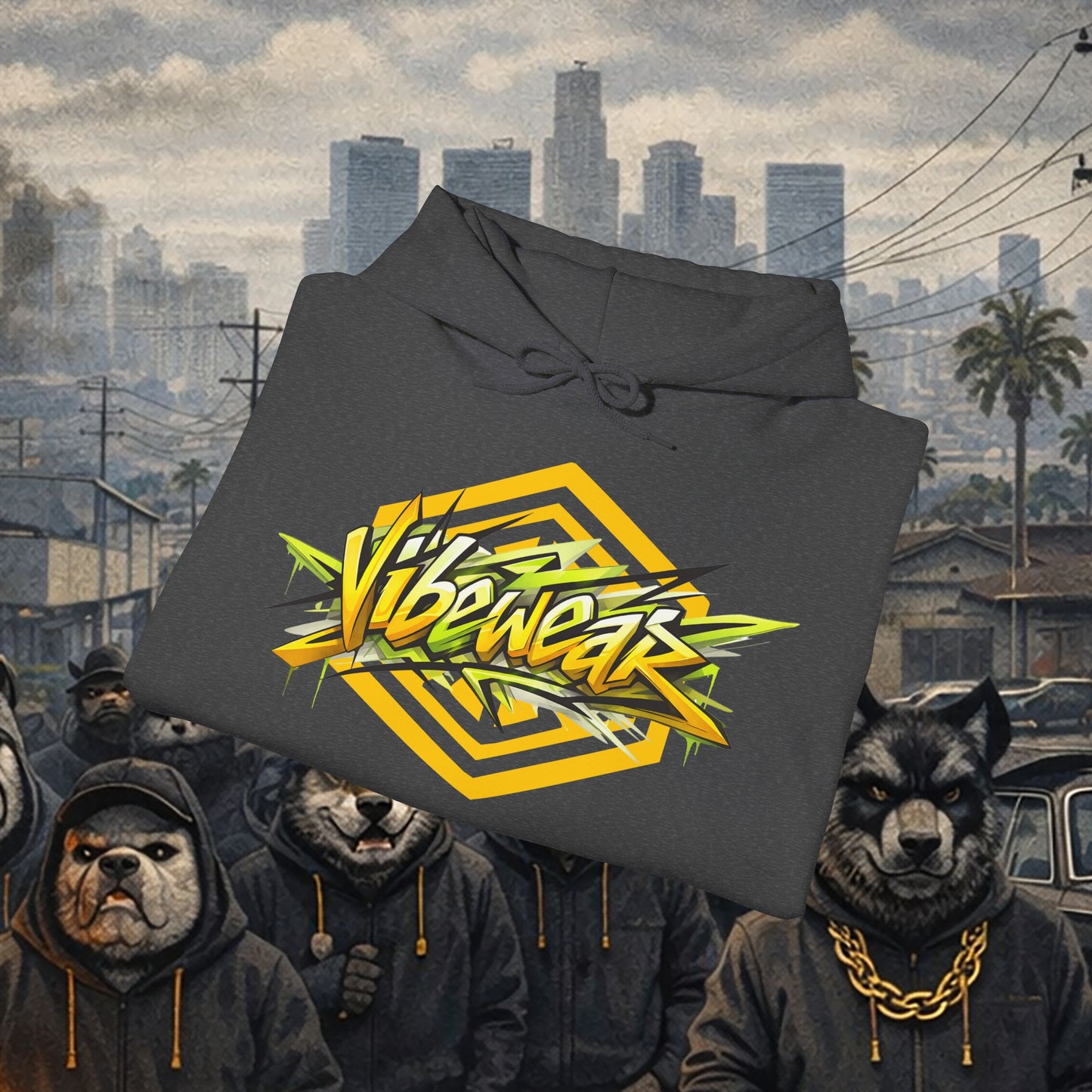 VIBEWEAR -  "HOOD VIBES ONLY" Unisex Heavy Blend™ Hooded Sweatshirt