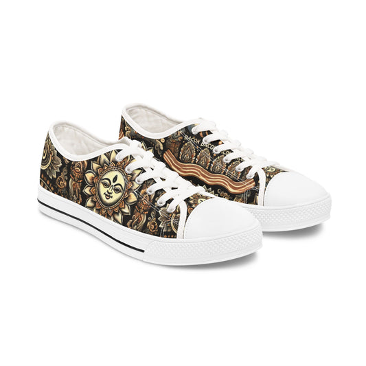 BCNWRLD "Temple Soul" Low Top Sneakers - Unique Women's Casual Footwear