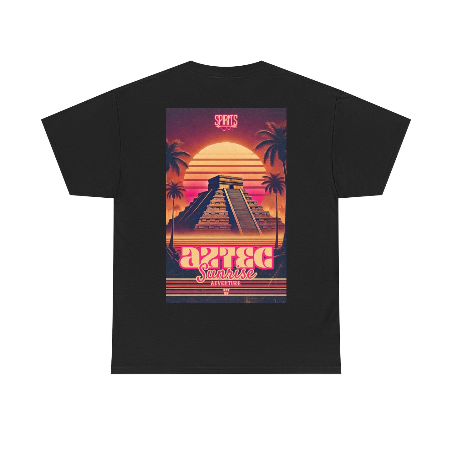 SPIRITS "Aztec Adventure" Unisex Heavy Cotton Tee