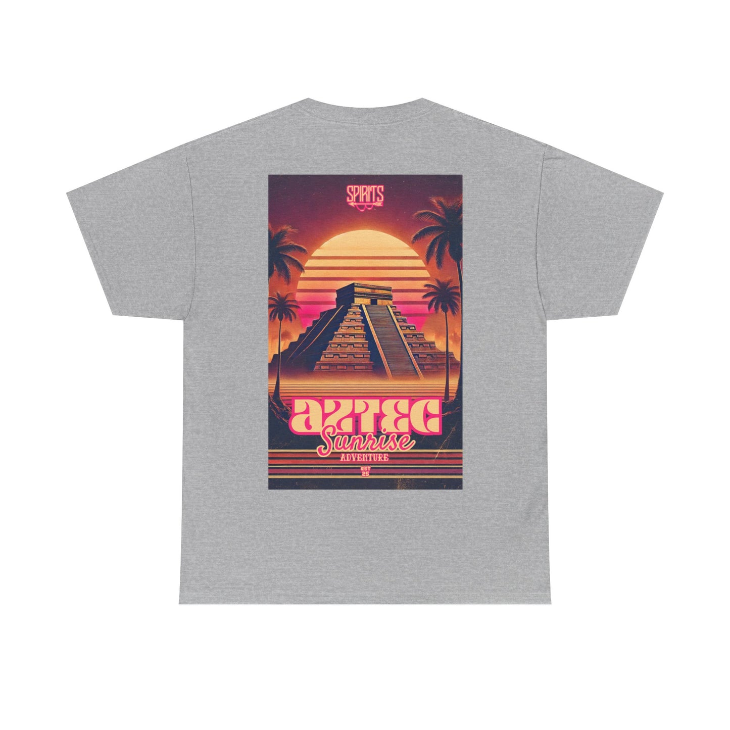 SPIRITS "Aztec Adventure" Unisex Heavy Cotton Tee