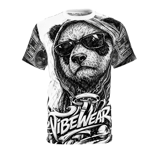 VIBEWEAR - "Attitude" Unisex Cut & Sew Tee (AOP)