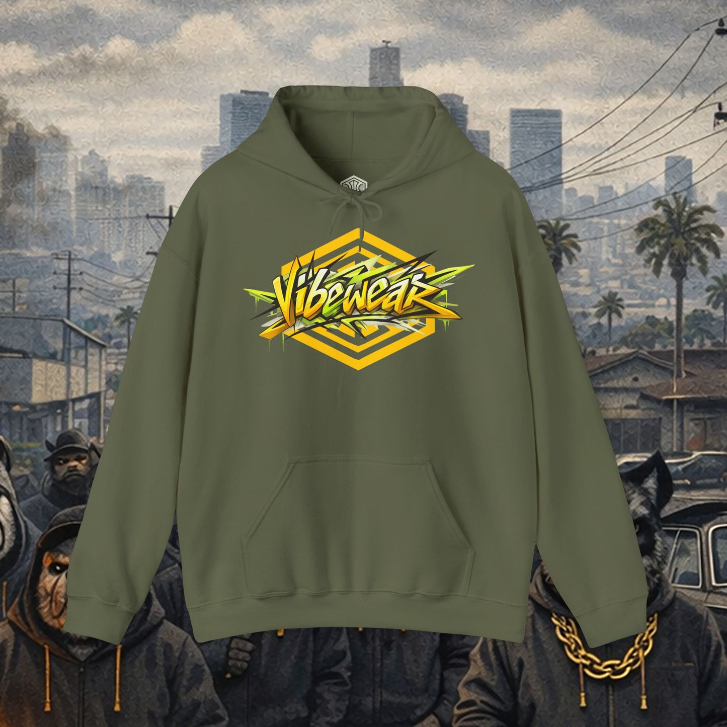 VIBEWEAR -  "HOOD VIBES ONLY" Unisex Heavy Blend™ Hooded Sweatshirt
