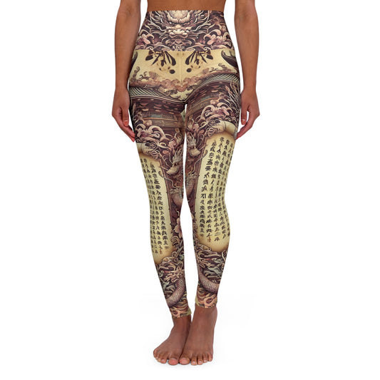 SPIRITS "Sakura" High Waisted Yoga Leggings (AOP)