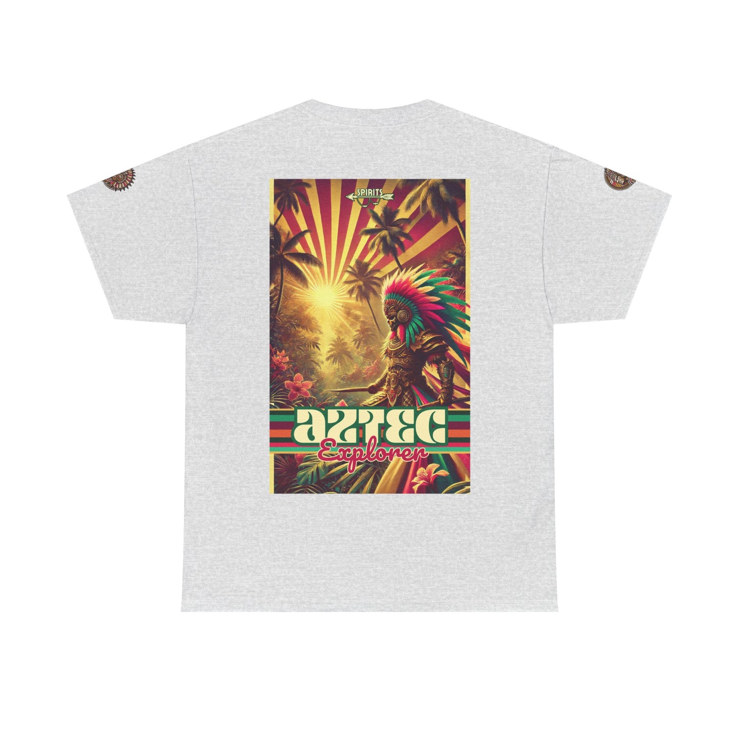 SPIRITS "Aztec Explorer" Unisex Heavy Cotton Tee