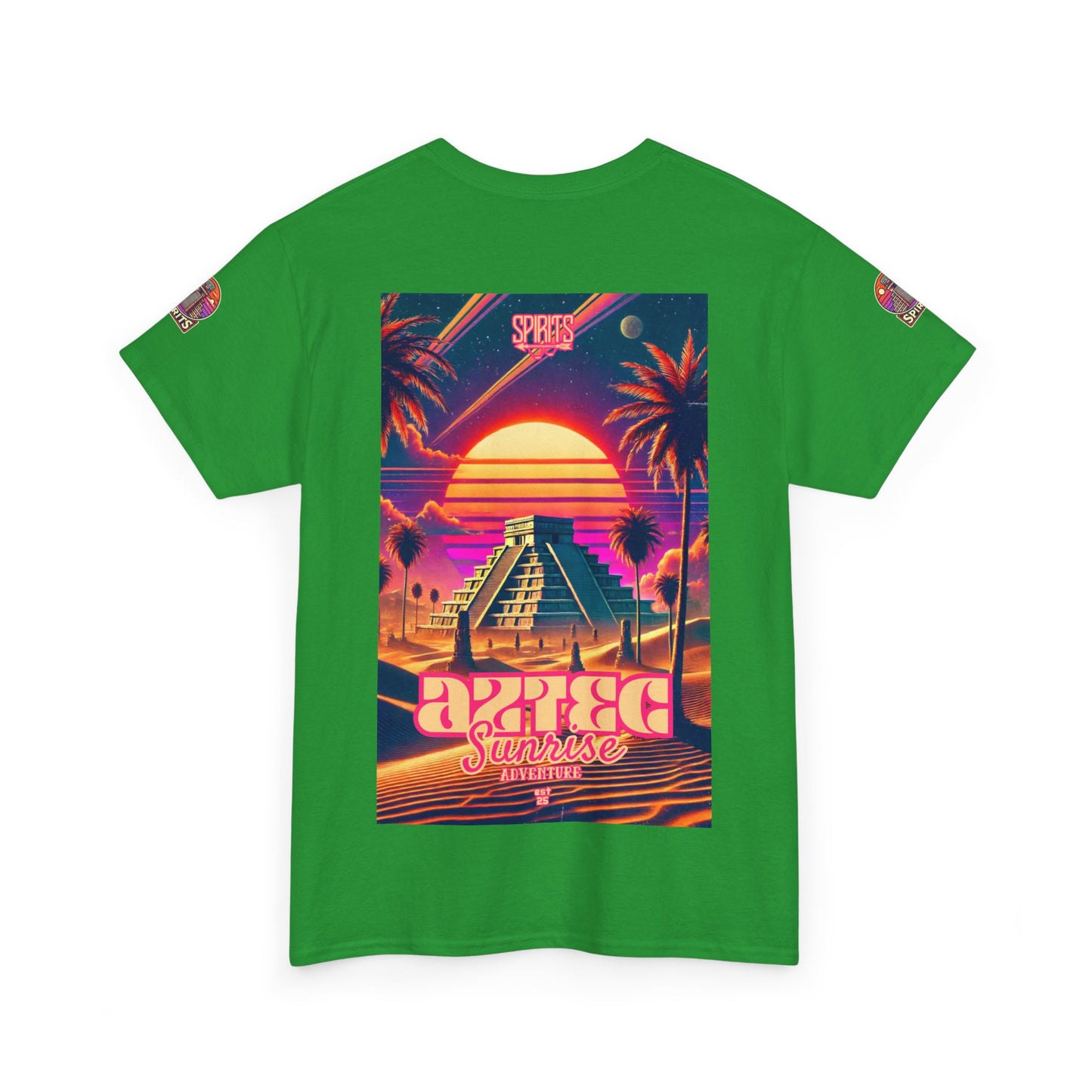 SPIRITS "Aztec Sunrise" Unisex Heavy Cotton Tee