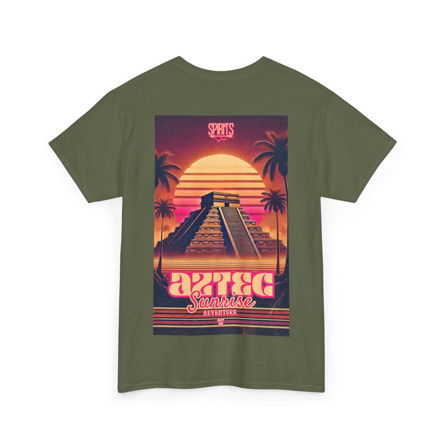 SPIRITS "Aztec Adventure" Unisex Heavy Cotton Tee