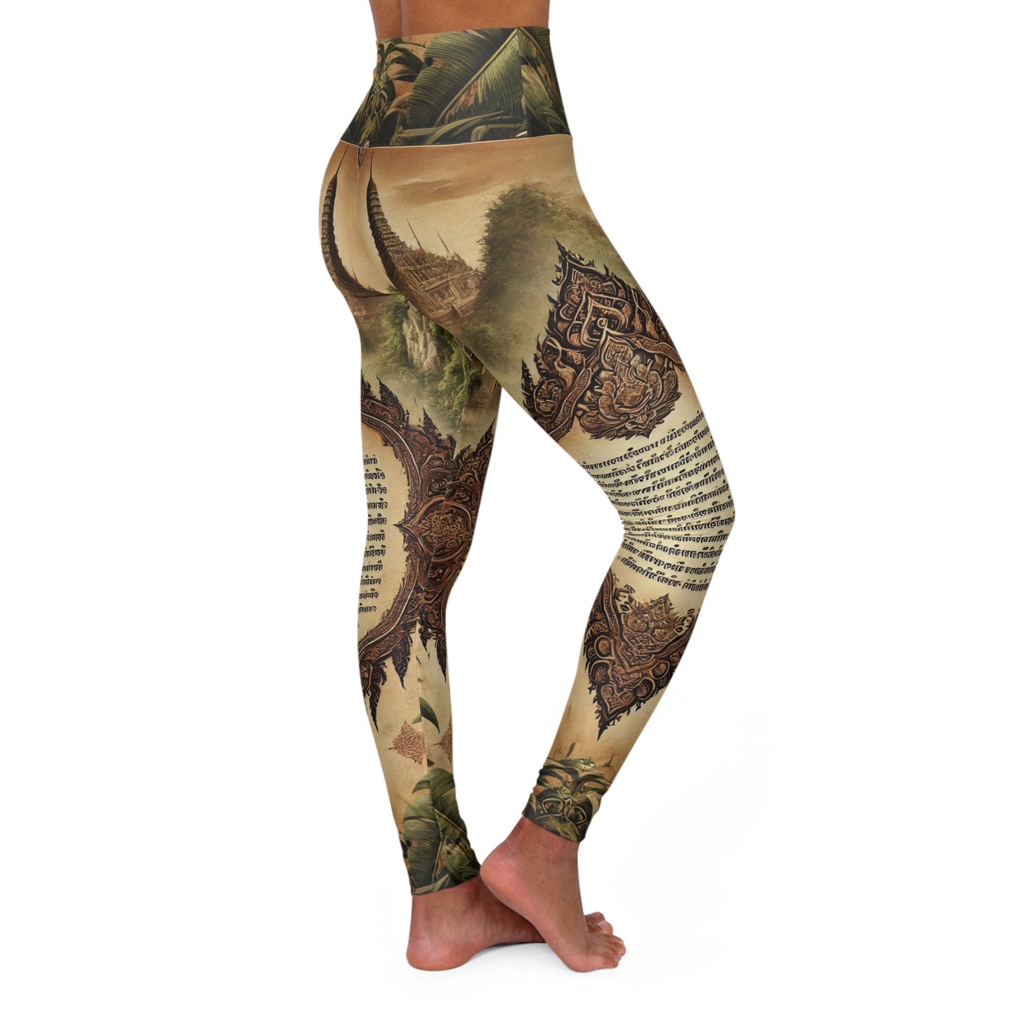 SPIRITS "Seven Eleven" High Waisted Yoga Leggings (AOP)