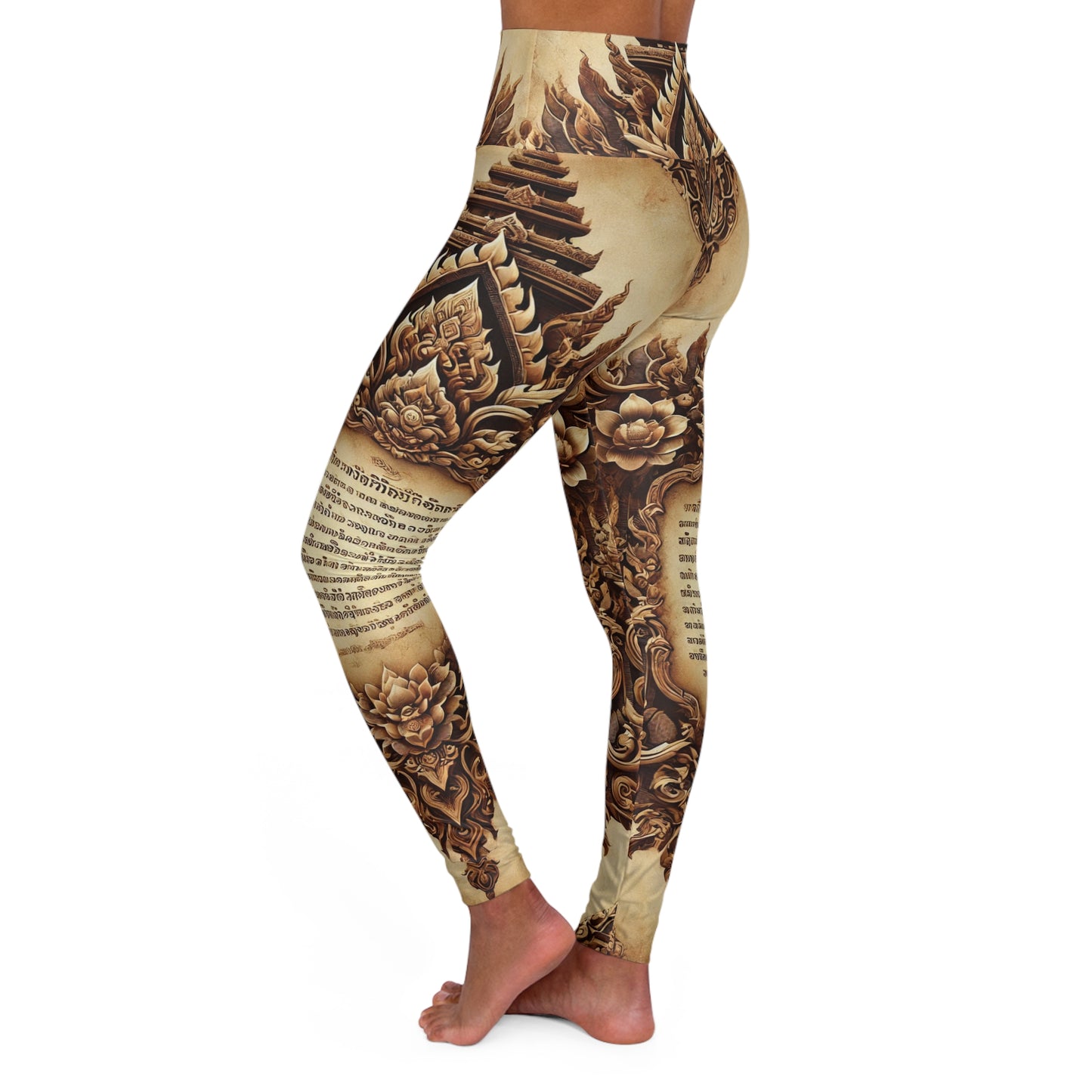 SPIRITS "Sanctuary" High Waisted Yoga Leggings (AOP)